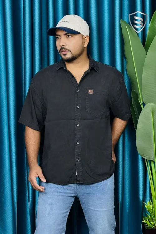 Long Sleeve Denim shirt - View 1